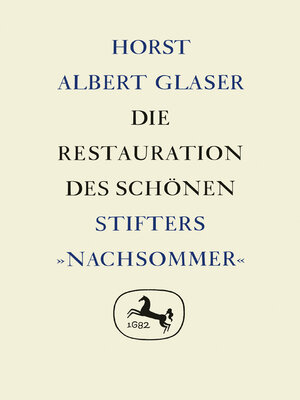 cover image of Die Restauration des Schönen